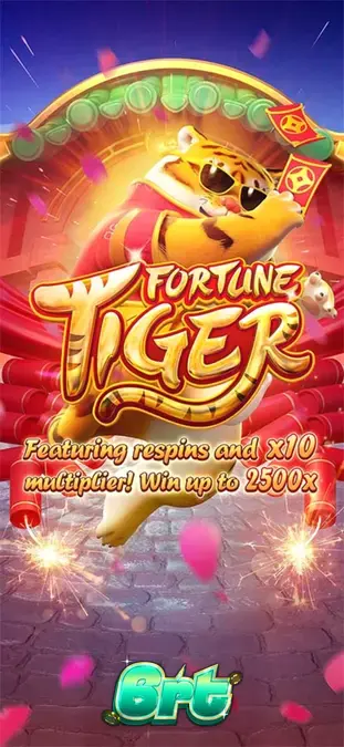 Visual bertema keberuntungan dalam slot Fortune Tiger dengan nuansa emas dan merah.